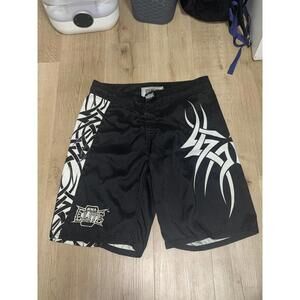MMA Elite Swim Trunks Mens LG Vintage Y2K 90s Rare Surf